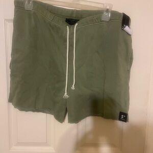 No Boundaries Sage Green Athletic Shorts